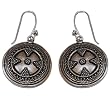Ear Rings for Teens Handmade Silver Jewelry 1.5 inches (ers281)
