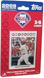 Topps MLB Baseball Cards 2008 Philadelphia Phillies 14 Card Team Set
