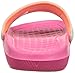 adidas Performance Voloomix XJ Slide Sandal,Pink/White/Flash Orange,4 M US Big Kid