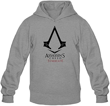 Monni Men's Assassins Creed Syndicate Logo Hoodie Sweatshirt