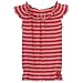 Mossimo Inca Red/Pink Girls' SS Striped Top - M