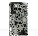 Black Anime Skull Snap on Hard Skin Faceplate Cover Case for Lg Dare Vx9700 + Belt Clip