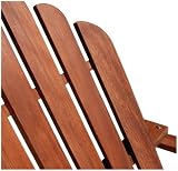 Strathwood Talbot Hardwood Adirondack Chair and Ottoman