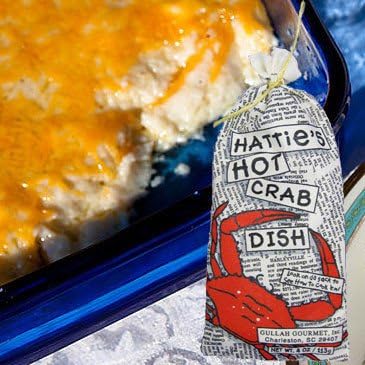 Hattie's Hot Crab Dish from Gullah Gourmet, 4oz package, Serves 4, product of Charleston, SC