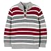Toddler Boys' Cherokee® Zipper Mock Neck Sweater - Grey