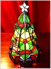 TIFFANY LAMP "CHRISTMAS...