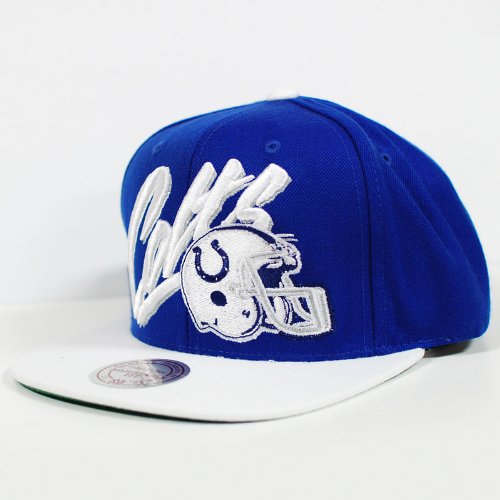 Mitchell & Ness Indianapolis Colts Vice Snapback Adjustable Hat