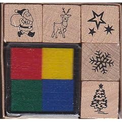 Brunnen Weihnachts-Stempel-Set