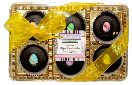 Easter Egg Themed Belgian Dark Chocolate Covered Oreo
