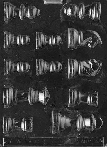 CHESS PIECES Miscellaneous Candy Mold Chocolate 