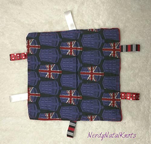 British flag TARDIS Tag Blanket