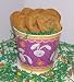 Gourmet Food : Scott's Cakes 1 lb. Peanut Butter Cookies in a Purple Bunny Pail
