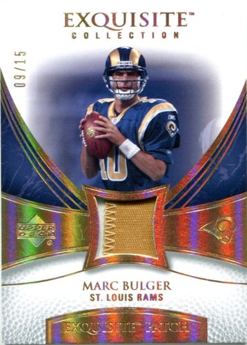 Marc Bulger Unsigned 2007 Upper Deck Exquisite Jersey Card