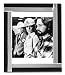 MICHAEL DOUGLAS AS RICHARD ADAMS, JANE FONDA AS KIMBERLY WELLS, JAMES HAMPTON AS BILL GIBSON FROM THE CHINA SYNDROME #1 - BLACK & WHITE Movie Photo - Luxury Framed 25x20cm Photograph (Colour choice of Four Section Mirror and Black Glass Frame or Real Capiz Shell Frame)