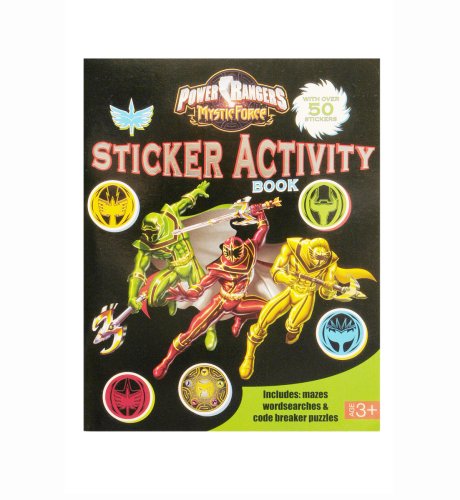Power Rangers Mystic Force Sticker Activity Book