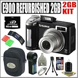 Fujifilm Fuji Finepix E900 (REFURBISHED) 9MP Digital Camera + 2GB Deluxe Accessory Kit