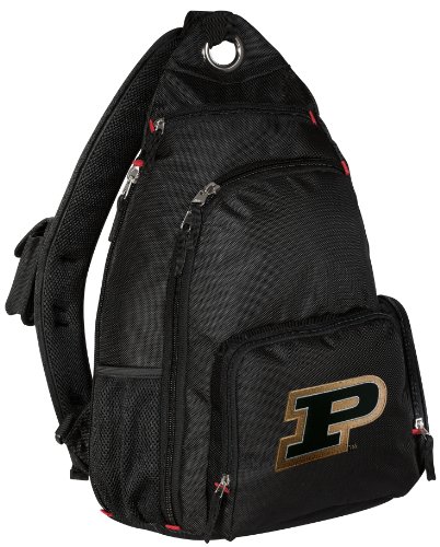 Purdue Sling Backpack Purdue University One Strap Backpacks for Travel or School Bags - BEST QUALITY Unique Gifts For Boys, Girls, Adults, College Students, Men or Ladies