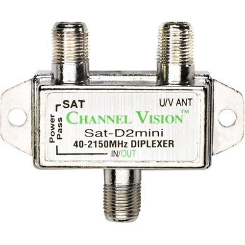Electronics: Channel Vision SAT D2 Indoor Satellite Diplexer