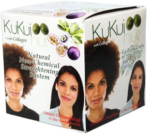 Kukui Nut No Chemical Straightening Kit (Pack of 2)