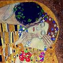 The Kiss, c.1907 (detail) Art Poster Print by Gustav Klimt, 10x10