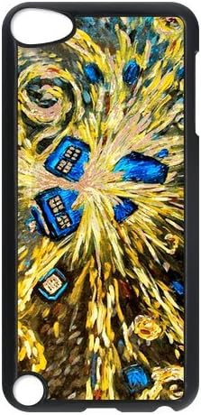Apple iPod Touch 5th Case Cover Protector Doctor Who Van Gogh's Exploding Tardis Style
