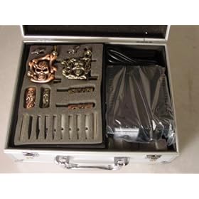 CARVED TATTOO KIT - TWO GUNS - COMPLETE SET -Ready 2 GO