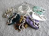 Guitar Pick Clef/Treble Symbol Charm Wine Glass Charm Markers (Set of 6) Unique Design By Atlantic Seaboard Trading Co