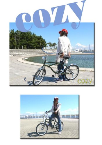 Cover image : 20インチ自転車ビーチクルーザー・C-OZY（ダークグリーン）D20-BC