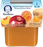 Gerber Purees 2nd Foods, Apple Peach Squash, 8 Ounce (Pack of 8)