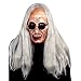 Goth Ghoul Mask Hair Glasses