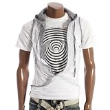 Mens Check Patch Vest Hoodie (SV1)