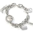 NEW GUCCI 107 G CHARMS LADIES WATCH YA107504