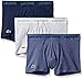 Lacoste Men's 3-Pack Essentials Cotton Trunk, Cargo/Navy/Grey, Medium