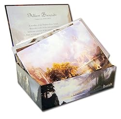 Albert Bierstadt - Box Set of 20 Assorted Note Cards and Patterned Envelopes