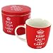 Keep Calm and Carry On - Mug and Tin Gift Set (G432) Mug and Biscuit Tin Set - A Great Christmas Gift by Gifts For The Present