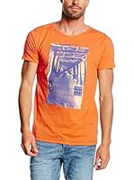 Johnny Brasco Camiseta Manga Corta (Naranja)