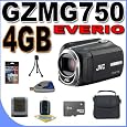 JVC GZ-MG750 80 GB HDD Camcorder (Black) BigVALUEInc Accessory Saver 4GB Bundle