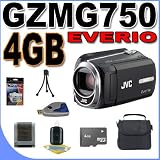 JVC GZ-MG750 80 GB HDD Camcorder (Black) BigVALUEInc Accessory Saver 4GB Bundle