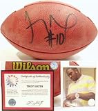 Troy Smith Autographed NCAA Game Football