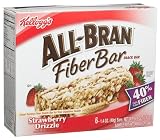 Review Kellogg's  / Kellogg's All-Bran Strawberry Drizzle Fiber Bar, 6-Count, 8.4-Ounce Boxes (Pack of 4)