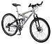 Sports : MOUNTEC Full-suspension MTB-Bike 26" (66 cm) 21-Gang Kettenschaltung Scheibenbremse