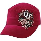 51RBdWlIiQL. SL160  Top of the World Oklahoma Sooners Ladies Crimson Eve Adjustable Military Hat