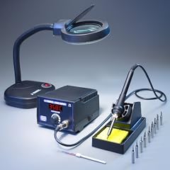 Cheap "X-TRONIC" MODEL #4010 - 4000 SERIES - SMD - ESD SAFE - Digital Soldering Iron Station - 10 SOLDERING TIPS - 1 EXTRA HEATING ELEMENT - 1 ANTI-MAGNETIC TWEEZERS - 1 5X MAGNIFYING LAMP!!! Price