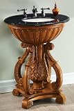 Heirloom Bordeaux Sink W/ Black Granite Top