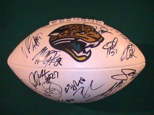 2011 Jacksonville Jaguars Team Signed Autographed Full Size Football Maurice Jones Drew,Gabbert, Blaine, Coa + Hologram