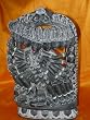 Mahakali Ten Headed Supreme Goddess Kali Altar Stone Sculpture Temple Idol 16"