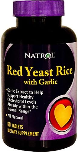 Heart Health Red Yeast Rice with Garlic 60 tablets(pack of 2)