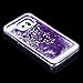 Urberry Galaxy S7 Edge Case, Floating Bling Glitter Sparkle Case for Samsung Galaxy S7 Edge with a Screen Protector (Purple)