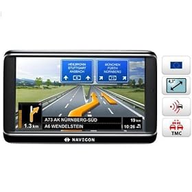 Navigon 40 Easy GPS with maps for 23 European countries
