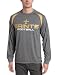 NFL Men's New Orleans Saints Fanfare IV Adult Long Sleeve Crew Neck Synthetic Marled Tee